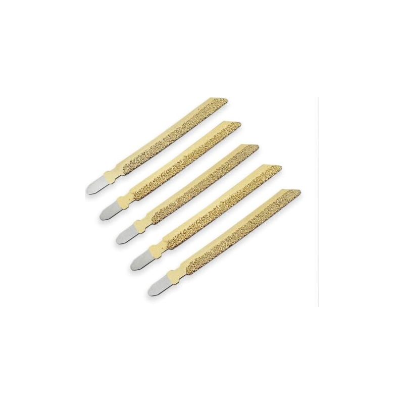 Lames De Scie Sauteuse Diamantées 100 Mm – Pour Granit, Marbre, Céramique, Brique – Jeu De 5 Disques De Coupe Sous Vide – Haute Qualité Professionnelle