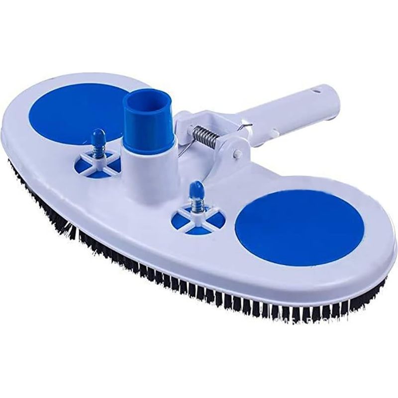 Aspirateur De Piscine, Aspirateur À Jet De Piscine Portable, Tête De Brosse De Nettoyage De Piscine, Tête De Balai Aspirant À Roulettes Avec Brosses Latérales