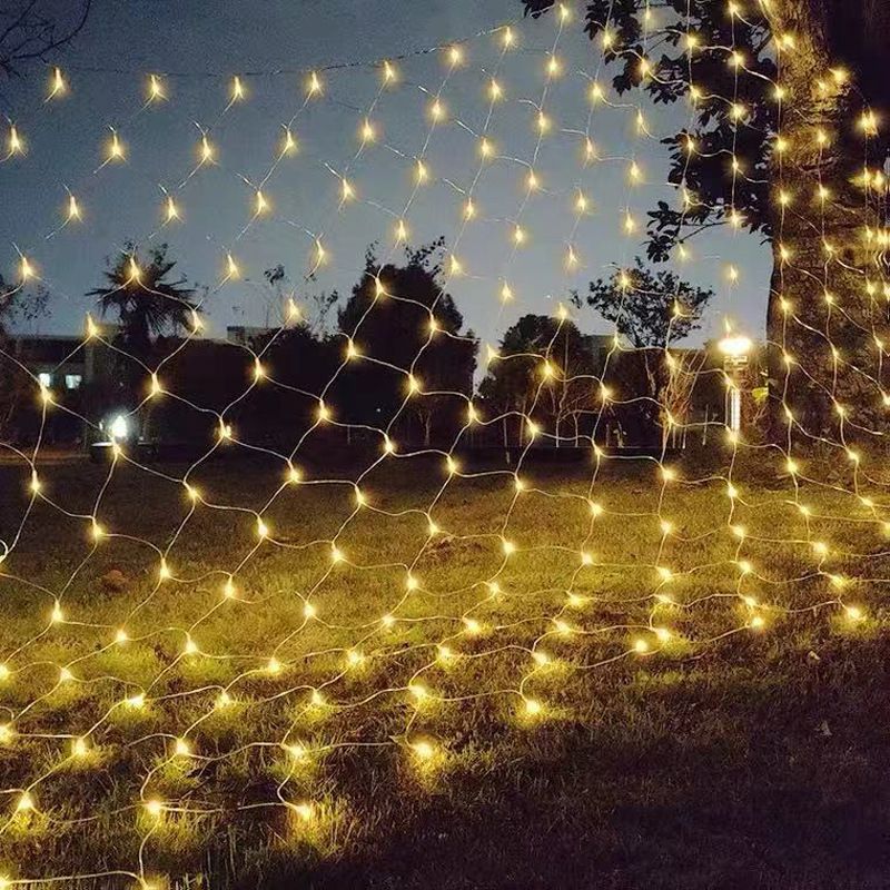 Guirlande Lumineuse D'Extérieur 3m X 2m – 200 Led Blanc Chaud – 8 Modes D'Éclairage – Étanche Ip44 – Dimmable Pour Événements Et Décoration