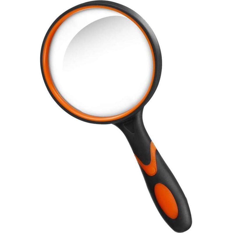 75 Mm Et Miroir Incassable Pour Lecture, Inspection, Insectes, Orange