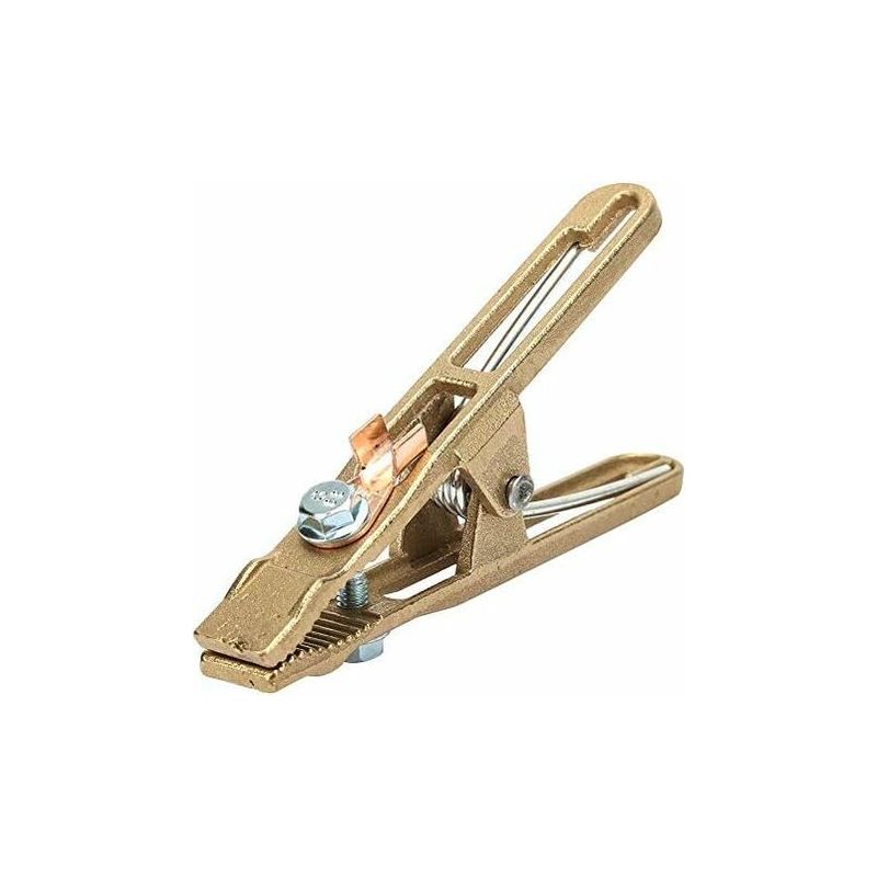 Pince De Masse En Laiton 260a Connexion Fiable Pour Soudures Résistance À L'Oxydation Et À L'Usure Compatible Avec Soudage À L'Arc