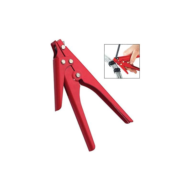 Pince À Colliers De Serrage Et De Découpe – Construction En Métal Robuste – Coupe Nette Pour Attaches Auto-bloquantes – Prise En Main Confortable