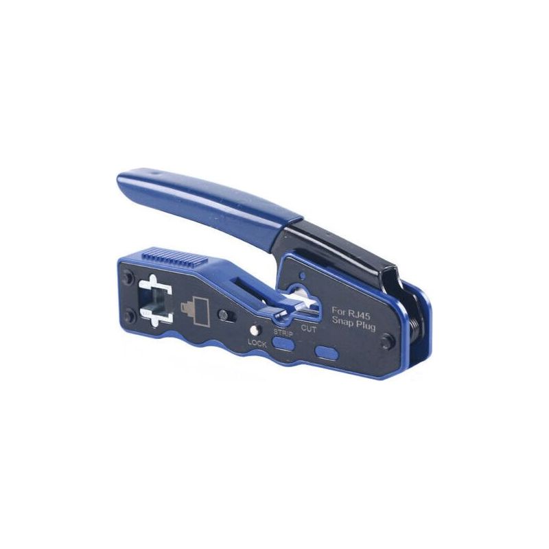 Pince À Sertir Rj45 Compacte – Outil De Sertissage Pour Câbles Ethernet Cat6a/cat6/cat5e – Design Ergonomique Pour Usage Professionnel