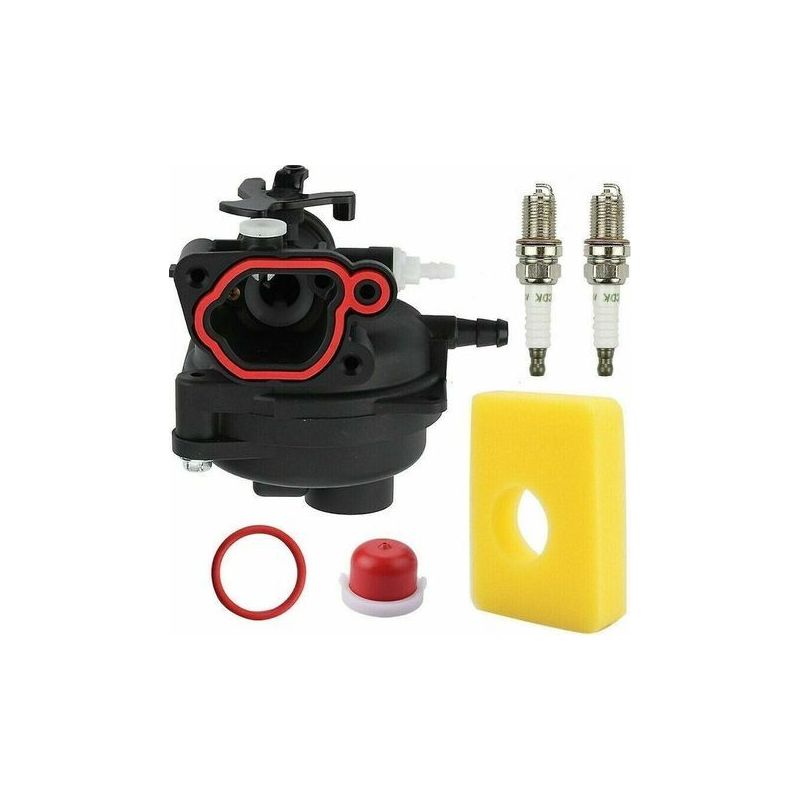 Carburateur Pour Moteurs De Tondeuse À Gazon Briggs & Stratton – Performance Optimale – Fabriqué En Abs Et Métal – Inclus Filtre À Air 1000 Pcs