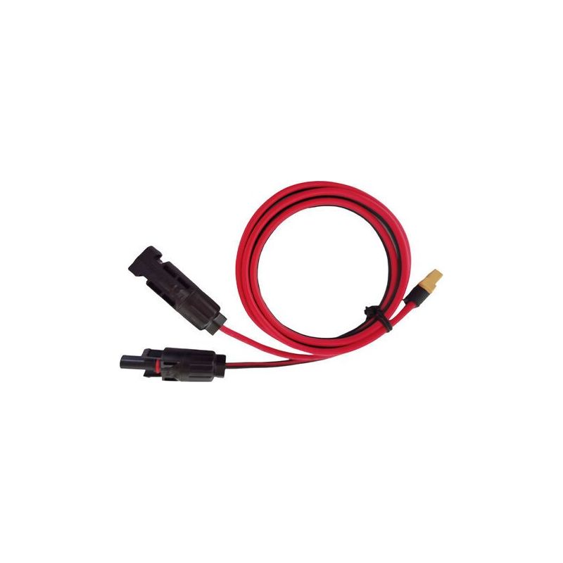 Câble De Panneau Solaire 12 Awg Vers Xt60 Femelle Pour Station D'Alimentation Portable, Station D'Alimentation Portable, Batterie Lipo 60 Cm