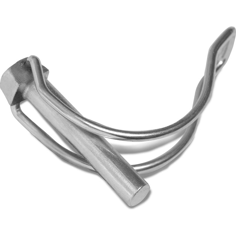 Lot De 10 Goupilles De Pliage 6,0 Mm X 45 Mm – Acier Galvanisé – Pour Tuyaux Ø 40 Mm – Réutilisables Et Faciles À Installer