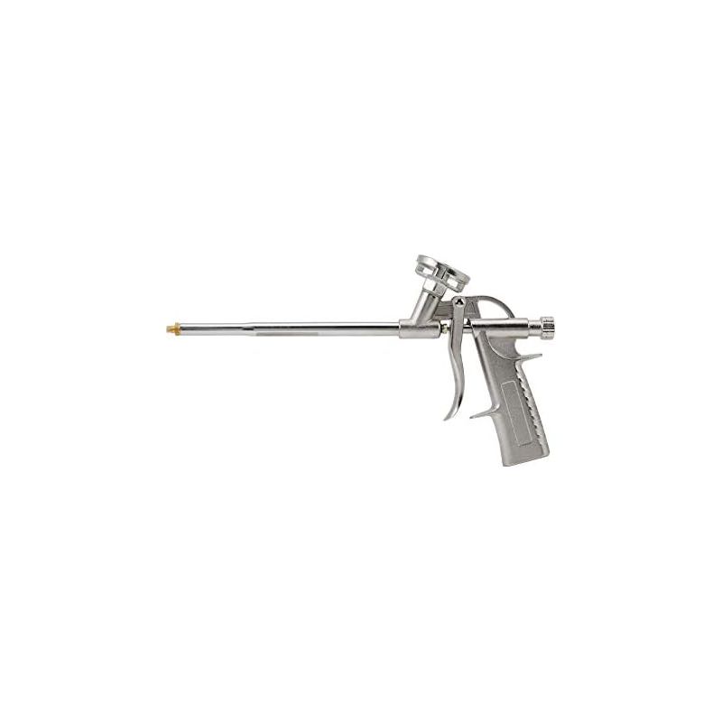 Pistolet Extrudeur À Mousse Professionnelle – Acier Inoxydable Résistant À La Corrosion – Conception Compacte Pour Espaces Confinés – Compatible Mousse Polyuréthane