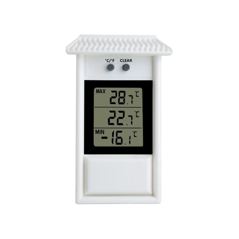 Thermomètre De Jardin Thermomètre Intérieur Et Extérieur Thermomètre De Réfrigérateur， Thermomètre Numérique Pour Serre，thermomètre Numérique Avec Min-max