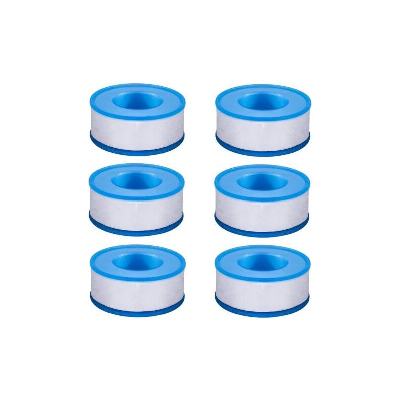 Tuyau Ptfe Eau Plombiers Téflon De Plomberie Joint Rubans D'Étanchéité Pour Tête De Tuyau De Douche 6 Rouleaux 3/4 Pouces(18m) 1000 Pcs
