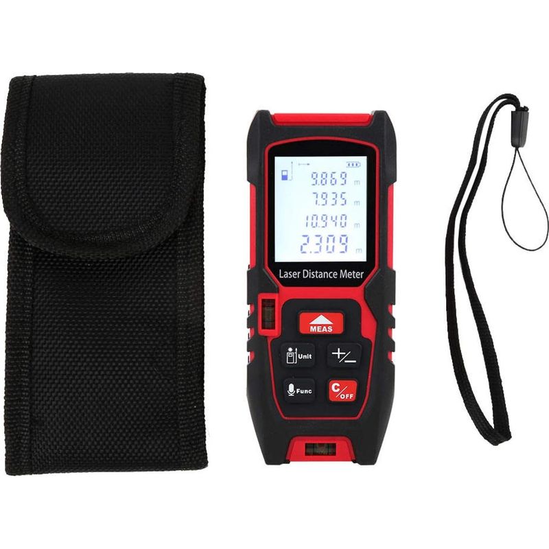 Télémètre Laser Portable, Télémètre Infrarouge Altimètre Portable Mesure Intérieure Laser Portable De Haute Précision(60m)