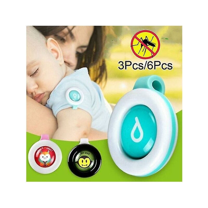 6pcs/3pcs Insect Repellent Badge Button Maternity Mosquito Repellent Clip-size3pcs