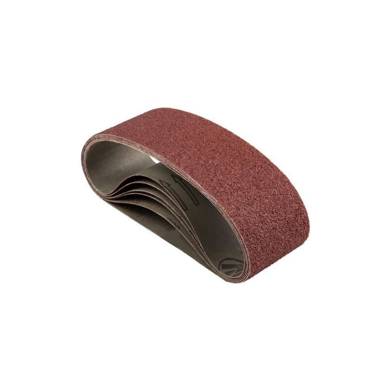Bande Abrasive 75 X 533 Mm, Gruau Grossier P40, Pour Ponceuse À Courroie, Pour Le Travail Du Bois, Meulage, Affûtage, Polissage En Métal (6 Pcs)