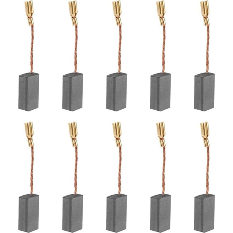 10pcs Balais De Charbon Brosse À Charbon Moteur Outil Électrique Universel Charbon Pour Moteur Électrique S1m-ff03-100a/6-100 A86c -16 8 5 46mm