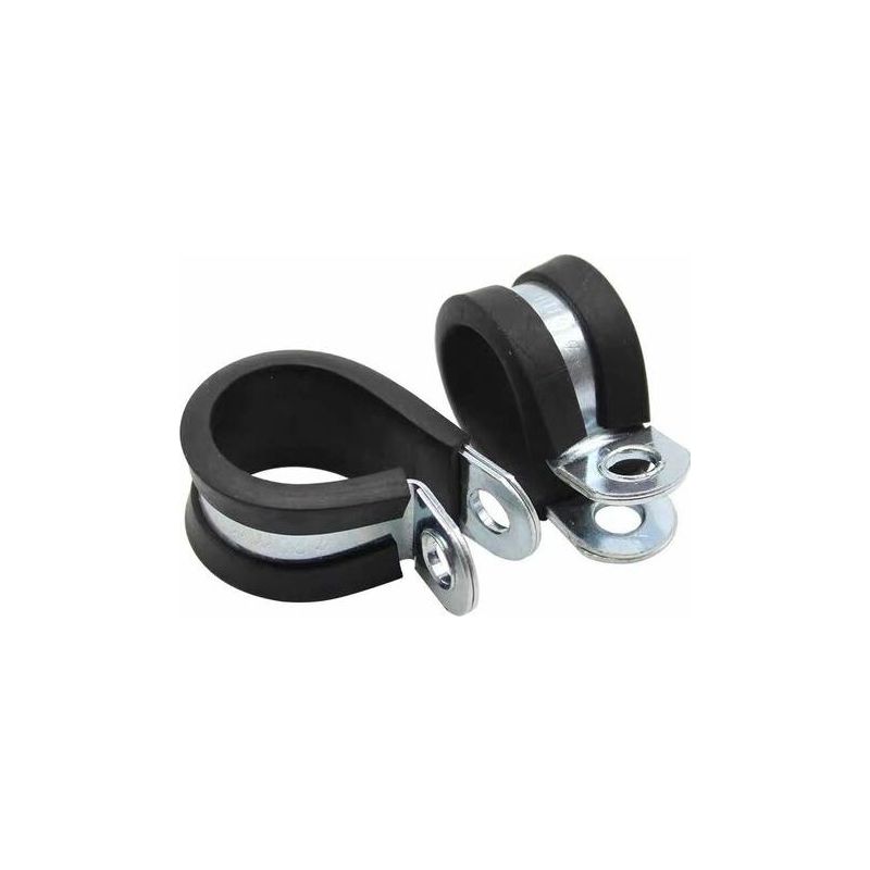 Colliers De Fixation De Tubes P-clips De Serrage Avec Insert En Caoutchouc Choix: Ø 26mm / Band 15mm, 10 Pièces 1000 Pcs