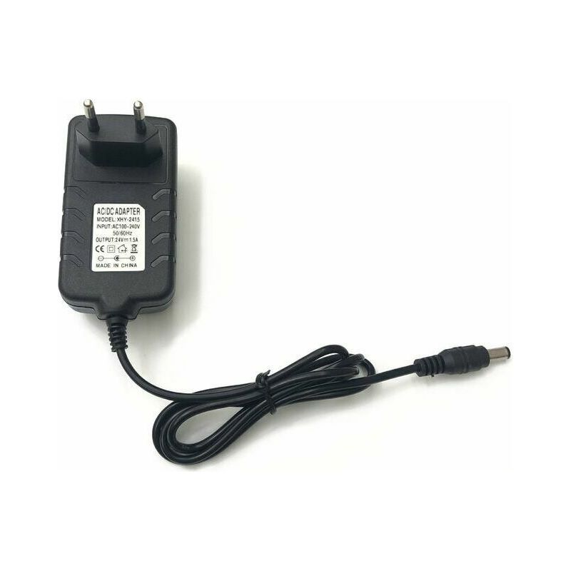 Transformateur Pour Luminaire 24w 24v 1.5a – Prise 220v À Dc 24v – Courant Constant Pour Lampes À Ongles Led – Ip20 Usage Intérieur