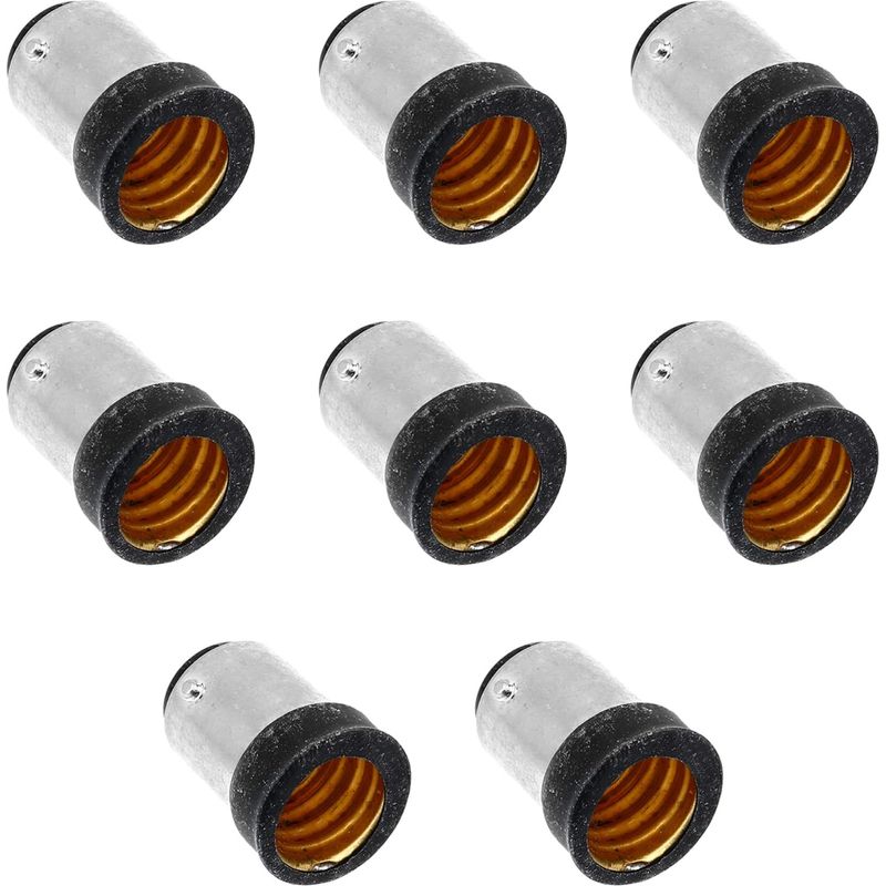 Adaptateur De Lumière Led- Convertisseurs De Support De Lampe De 8 Pcs Adaptateur De Base De Bulbe Accessoire De Support D' Ampoule (b15 À E14)