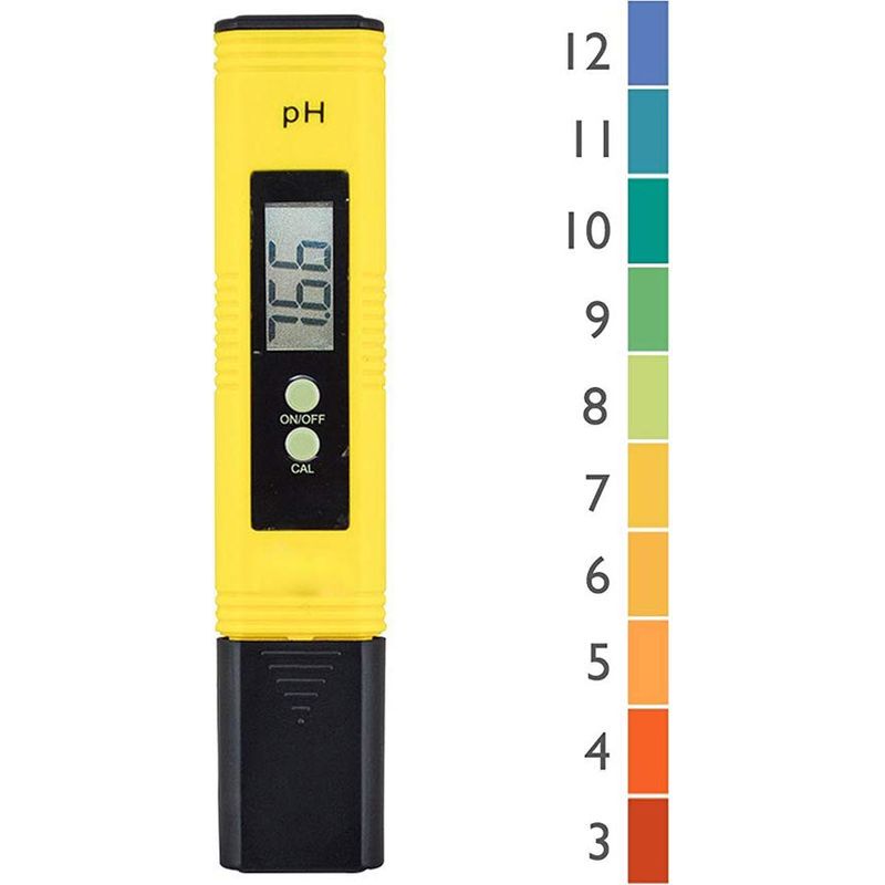 Testeur De Ph Professionnel – Étalonnage Automatique – Plage De Mesure 0,00-14,00 Ph – Résolution 0,01 Ph – Pour Aquariums Et Hydroponie