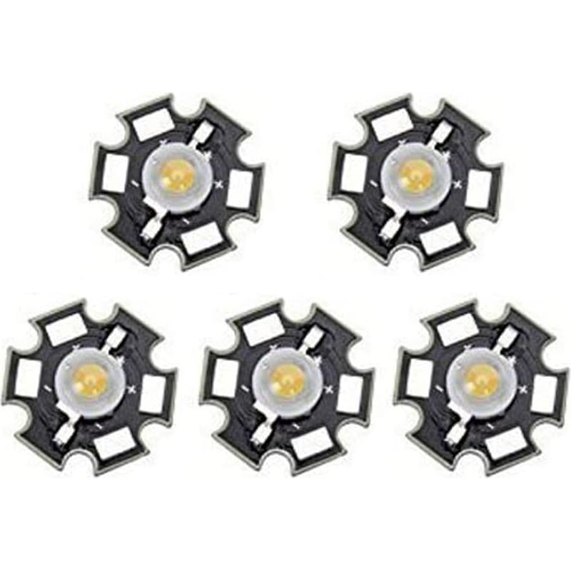 Lot De 5 Ampoules Led Haute Puissance Blanc Chaud 3 W [classe Énergétique A]