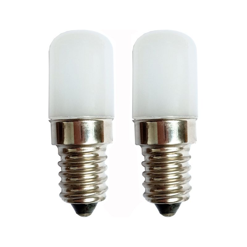 [2 Pièces] E14 Petite Ampoule Led 2w À Vis Remplacer 20w Halogène Abat-jour Lumière Blanche Froide 6000k 180lm-chaleur Non Variable Pour Réfrigérateur/machine À Coudre/machine À Fumer