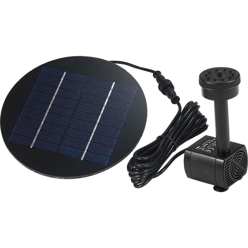Pompe À Eau Solaire, Kit De Panneau D'Alimentation De Pompe À Eau Solaire Pour Bassin, Bassin De Jardin De Piscine De Fontaine