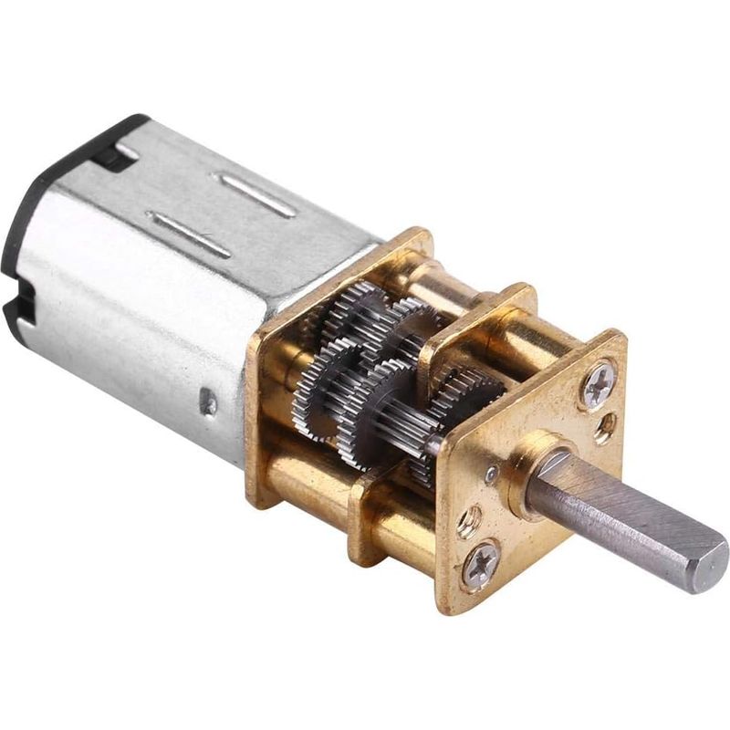 Dc 6v Moteur De Réduction À Engrenage Avec 60rpm Pour Produire Un Couple Élevé (60rpm)