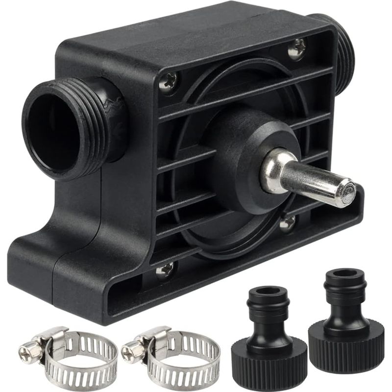 Pompe À Eau Et Huile Pour Perceuse, Mini Pompe Portable D'Entraînement De Perceuse Électrique, Pompe De Vidange Miniature Sur Perceuse À Haut Débit Pour Aquarium Étang Jardin Domestique