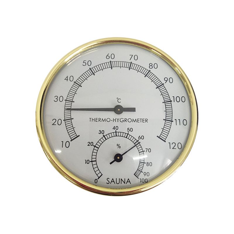 Hygromètre Thermo,hygromètre Température Humidité Pour Cuisine,lcd Thermomètre De Chambre Numérique,thermomètre Hygromètre Pour Salle,hygromètre De Sauna,cadran En Métal Thermomètre