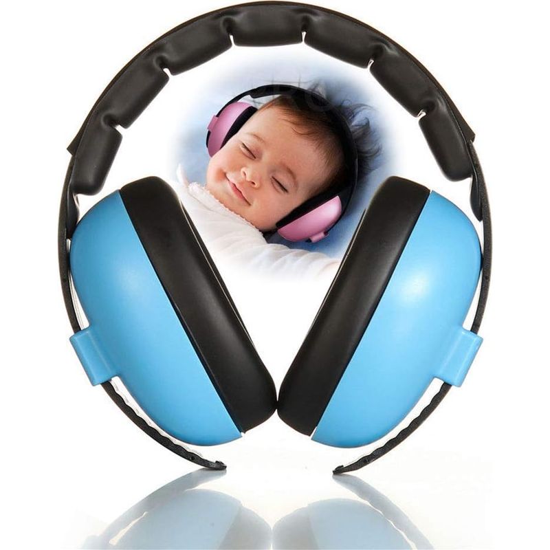 Casque Anti-bruit Pour Bébés Et Tout-petits De 3 Mois À 2 Ans(bleu)