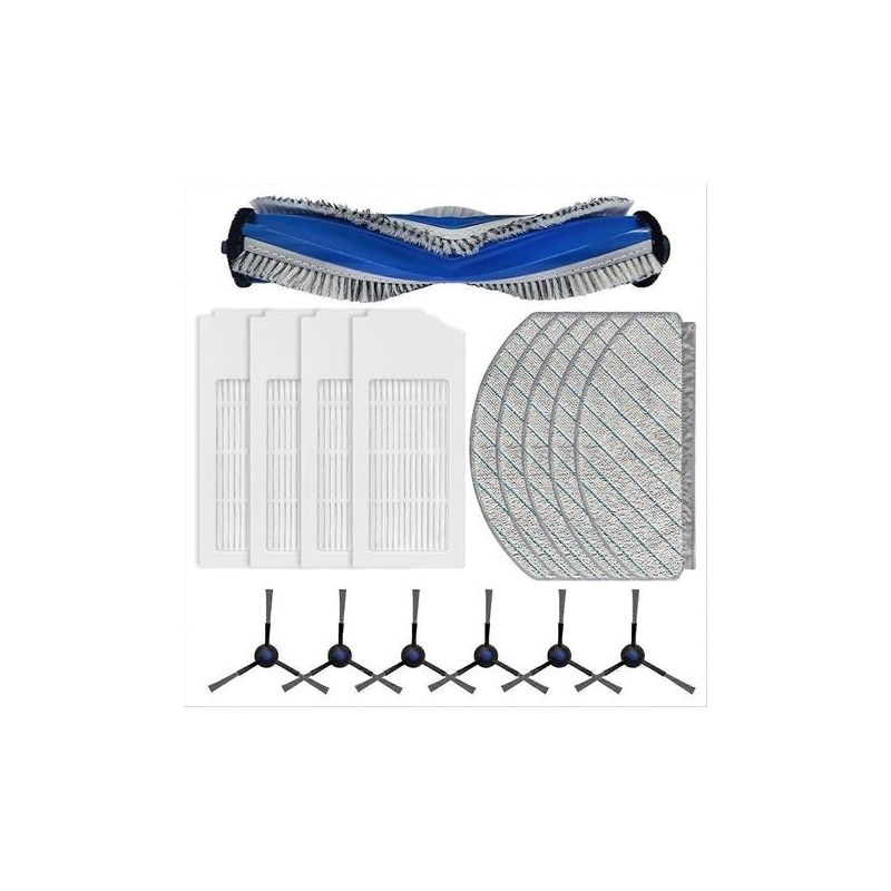 Pour Aspirateur Robot N20/n20 Plus/n20 : Brosse Latérale Principale, Filtre Hepa Et Chiffon De Nettoyage