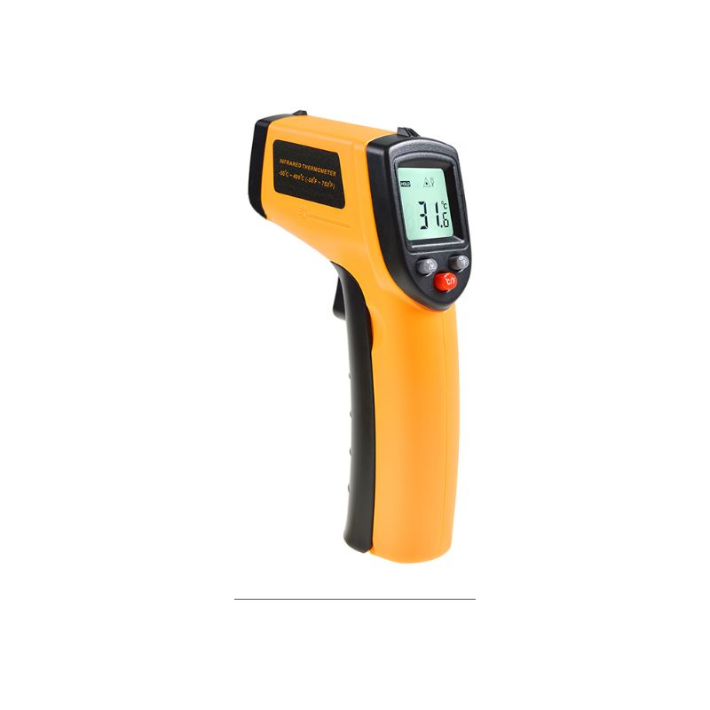 Pistolet Thermomètre Infrarouge (-50 °c À 400 °c), Pistolet De Température Laser Sans Contact Avec Écran Lcd Pour Cuisson/barbecue/four À Pizza/sencha/réfrigérateur/voiture