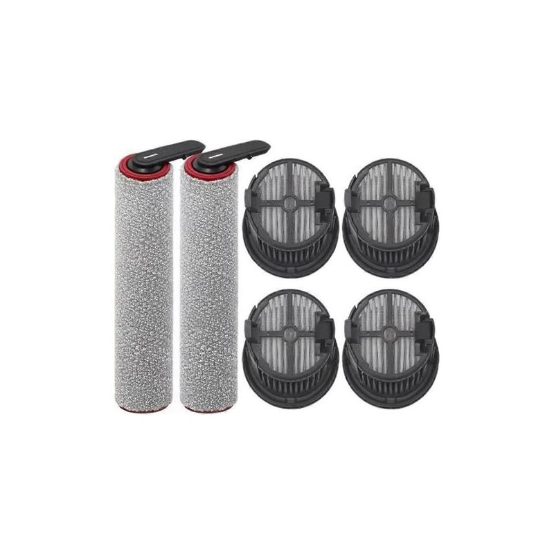 Ensemble De 6 Filtres Pour Brosse Rotative Compatible Avec L'Aspirateur Eau Et Poussière Dreame Mova X4 Pro. Pièces Détachées Pour Brosse Principale Et Filtre Hepa.