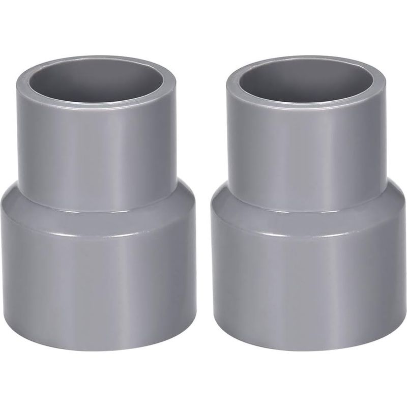 40mm X 32mm Réducteur Tuyau Pvc Raccord Couplage Hub Dwv Gris 2pcs