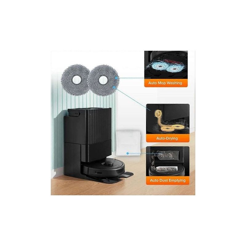 Pièces De Rechange Pour Aspirateur Robot Roborock Q Revo : Brosse Principale, Filtres Hepa, Sacs À Poussière