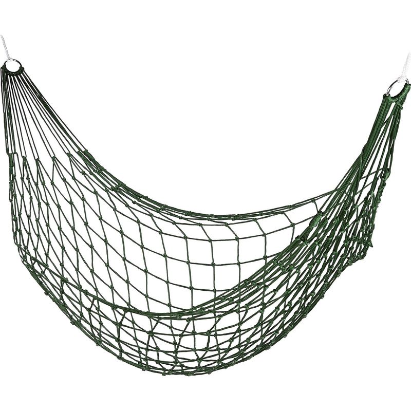 Hamac Filet, De Jardin Pour Une Personne, Camping, Léger Pour Intérieur Et Extérieur,vert