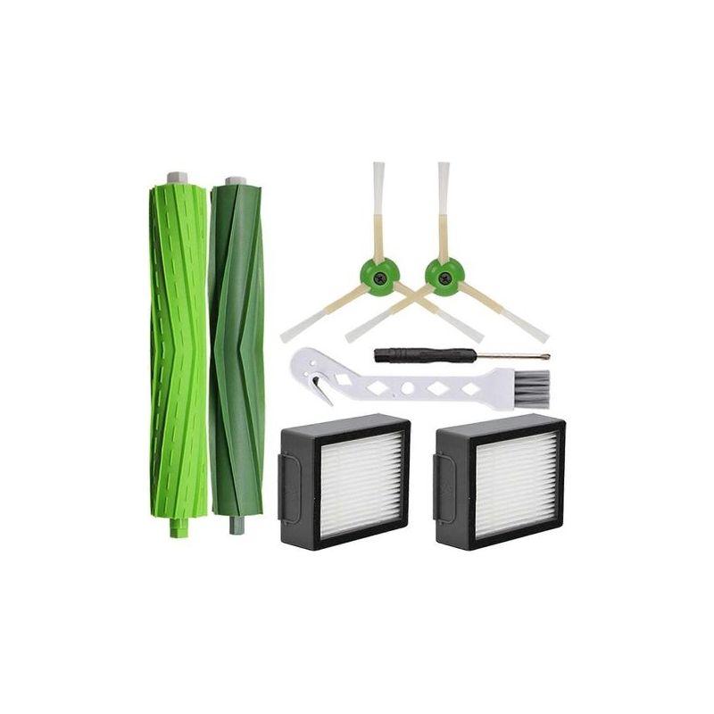 Pièces De Rechange Pour Aspirateur Robot Irobot Roomba I7 I3 I4 I6 I8 J7 E5 E6 E7 : Brosse Principale Et Filtre Hepa