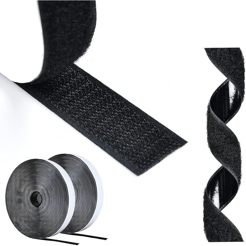Bande Auto-agrippante 5m X 20mm – Adhésif Thermofusible Puissant – Résistance À La Chaleur Et Au Froid – Réutilisable Jusqu'à 6000 Fois