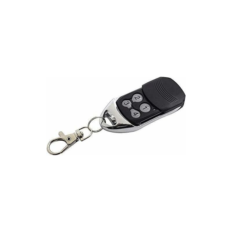 Télécommande Pour Obturateur 433 Mhz – Compatible Somfy Keytis 2/4 Rts, Keygo, Telis – Contrôle Jusqu'à 4 Canaux – Pile Alcaline 12v