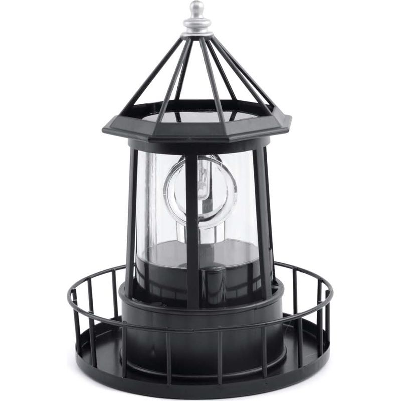 Lanterne Solaire Décorative Led Rotative – Panneau Solaire Intégré – Éclairage Automatique Nocturne – Pour Jardins Et Patios