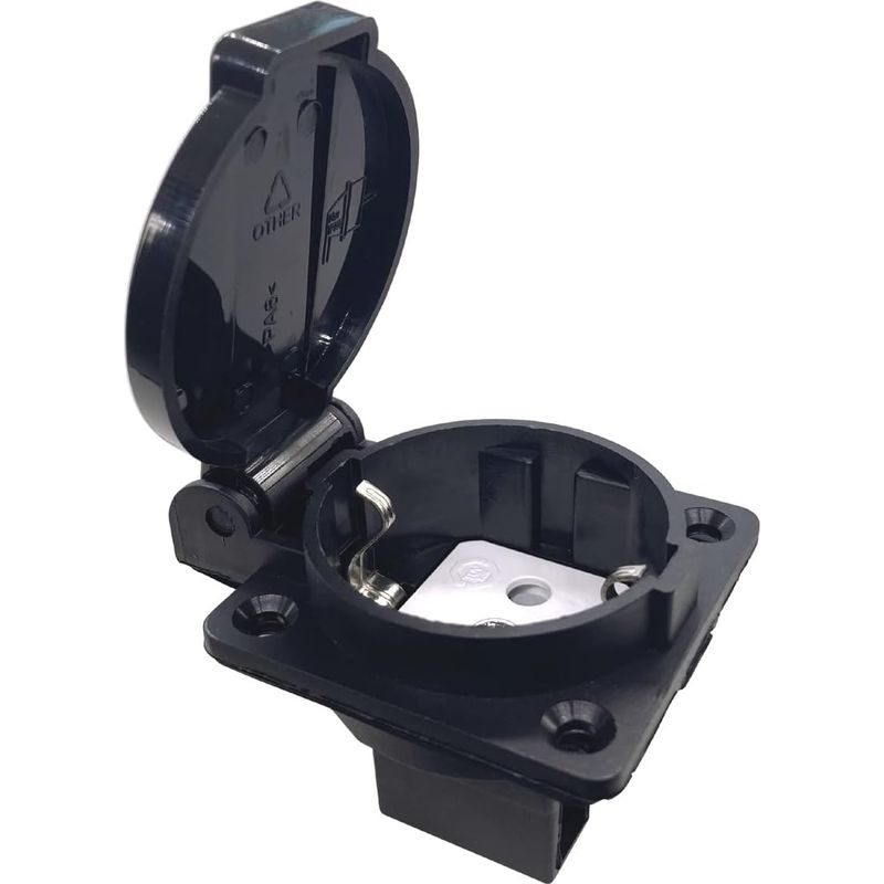 Prise Européenne Étanche Ip44 Pour Prise De Type E/f, 16 A, Prise Industrielle Allemande/française Étanche À La Poussière Avec Couvercle Pour Onduleur De Voiture, Climatiseur, Équipement Électrique