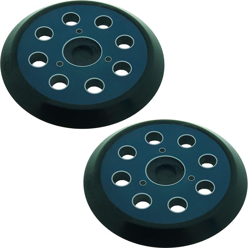 2 Lot De 2 Patins Abrasifs Pour Ponceuse Orbitale 8 Trous 125 Mm Compatible Avec Makita M9204 Bo5030 Bo5031 Dbo180z Bo8041 Dbo180rmj Bo5041 Bo5010 Bo50111 Bo5012.
