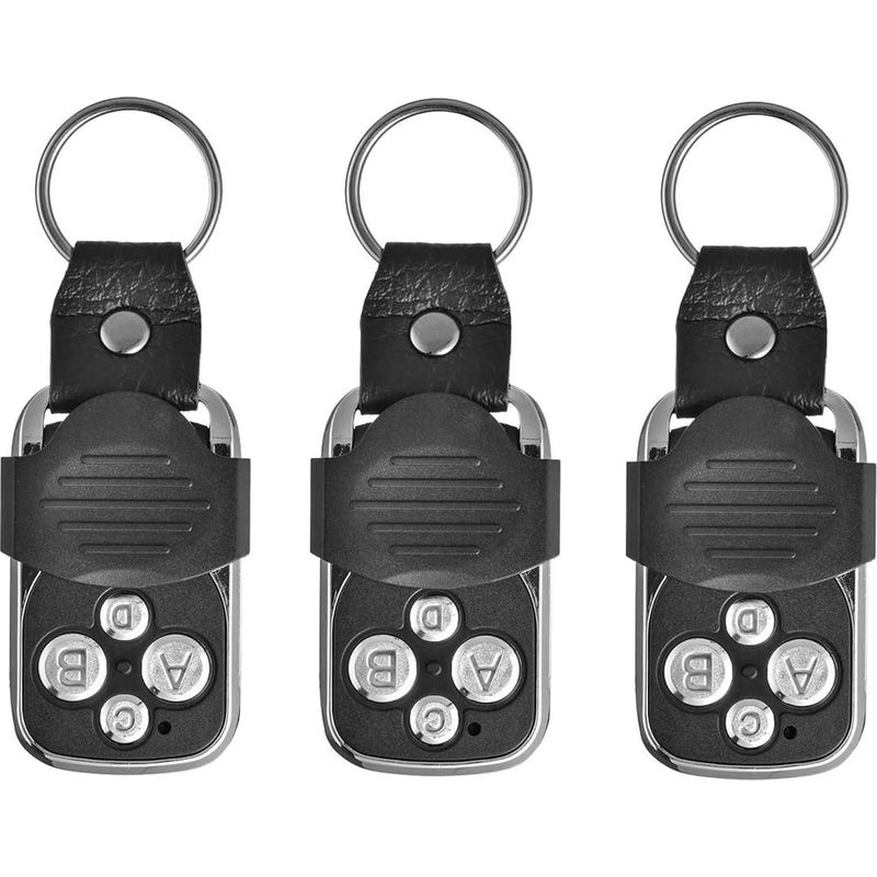 Télecommande[3 Pièce], Électrique À Distance, Pour Porte De Garage Télécommande Universelle 270-433.92mhz Avec 4 Boutons Dupliquées