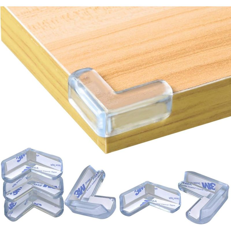 20pcs Protection Coin De Table, Protege Coin Transparent De Table Bébé, Protections Coins Pour Enfants Pour Protection Angle Meuble
