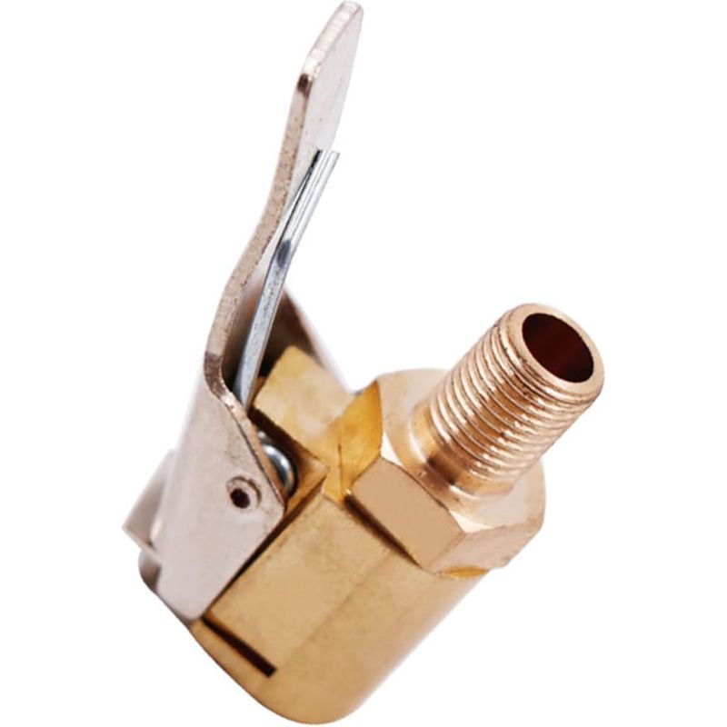 Embout De Gonflage En Laiton Massif Chromé – Adaptateur De Valve Pour Pneus De Voiture, Moto, Vélo – Installation Facile Et Rapide