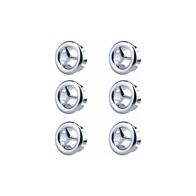 Lot De 6 Anneaux De Débordement D'Évier – Finition Métal – Résistance À La Corrosion – Installation Facile – Pour Lavabos Et Cuisines