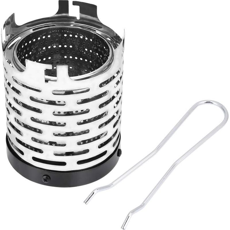 Réchaud À Gaz Portable 1 Brûleur – Acier Inoxydable Résistant À La Chaleur – Design Compact Pour Camping Et Randonnée – Léger Et Pliable
