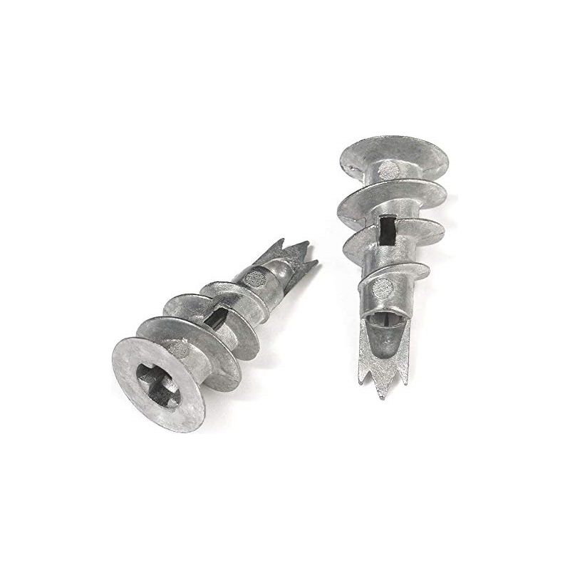 Lot De 50 Chevilles De Fixation Pour Plaque De Plâtre Auto-perçantes - En Métal Pour Plaques De Plâtre À Une Couche Et À Double Couche
