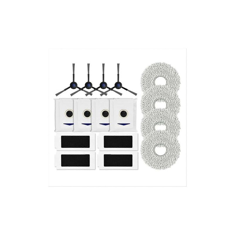 Pour Robot T30 Pro Omni : Brosse Latérale De Rechange, Filtre Hepa, Lingette De Nettoyage, Sac À Poussière, Pièces Détachées Et Accessoires (1).