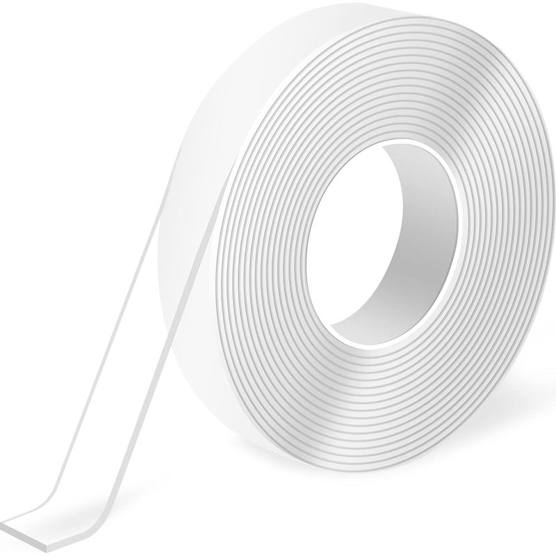 Ruban Adhésif Double Face 1,3 Cm X 300 Cm – Forte Adhérence Gel-acrylique – Amovible Sans Résidu – Pour Murs, Bureaux, Voitures 1000 Pcs