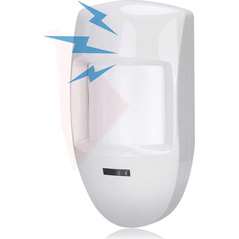 Détecteur De Mouvement Pir Double Filaire 12v, Alarme Capteur Infrarouge, Alarme De Système De Sécurité Domestique Pour Magasins/maisons/immeubles De Bureaux/usines.