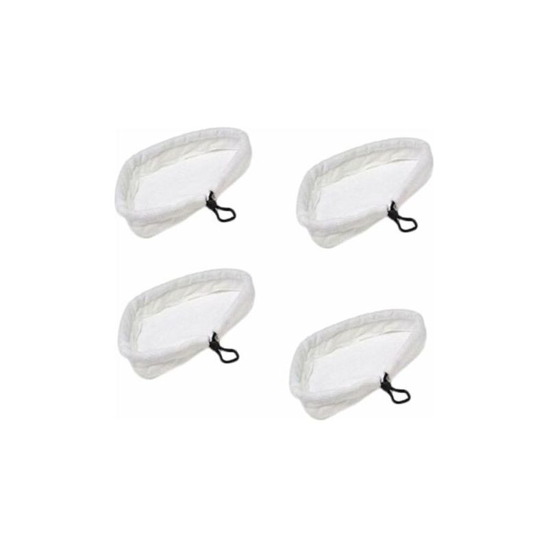 4pcs Serpillères Balai À Vapeur Triangulaire En Microfibre Pour H2o、x5、s302、s001 Mop